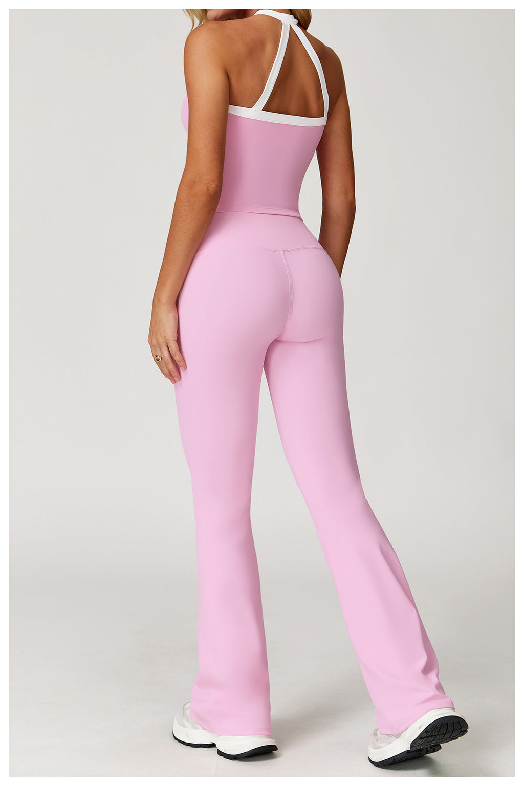 Women’s 2PCS Color Block Activewear Set – Cross-Back Gym Look | Xyloflex – Stylish Women’s Activewear