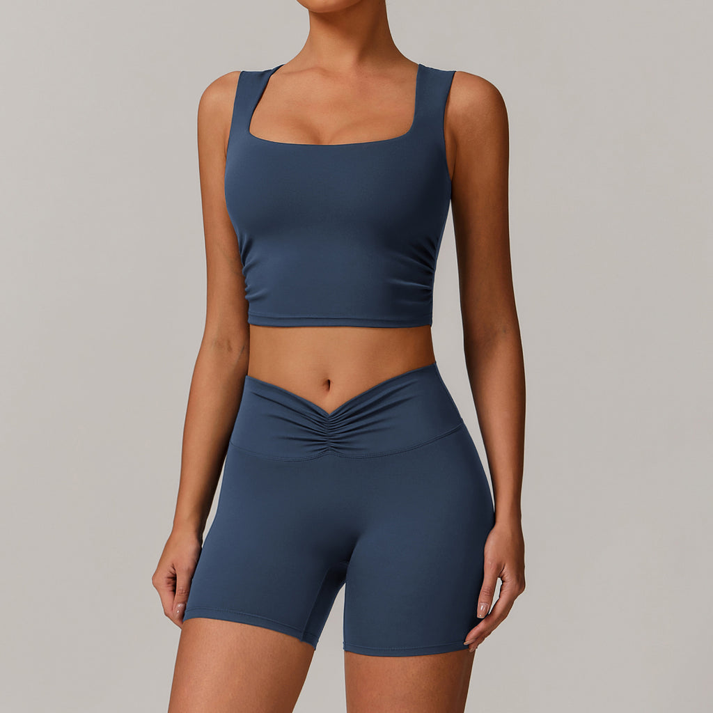 Women's Winter Yoga & Gym Outfit Set Set G - Navy | Xyloflex – Stylish Women’s Activewear