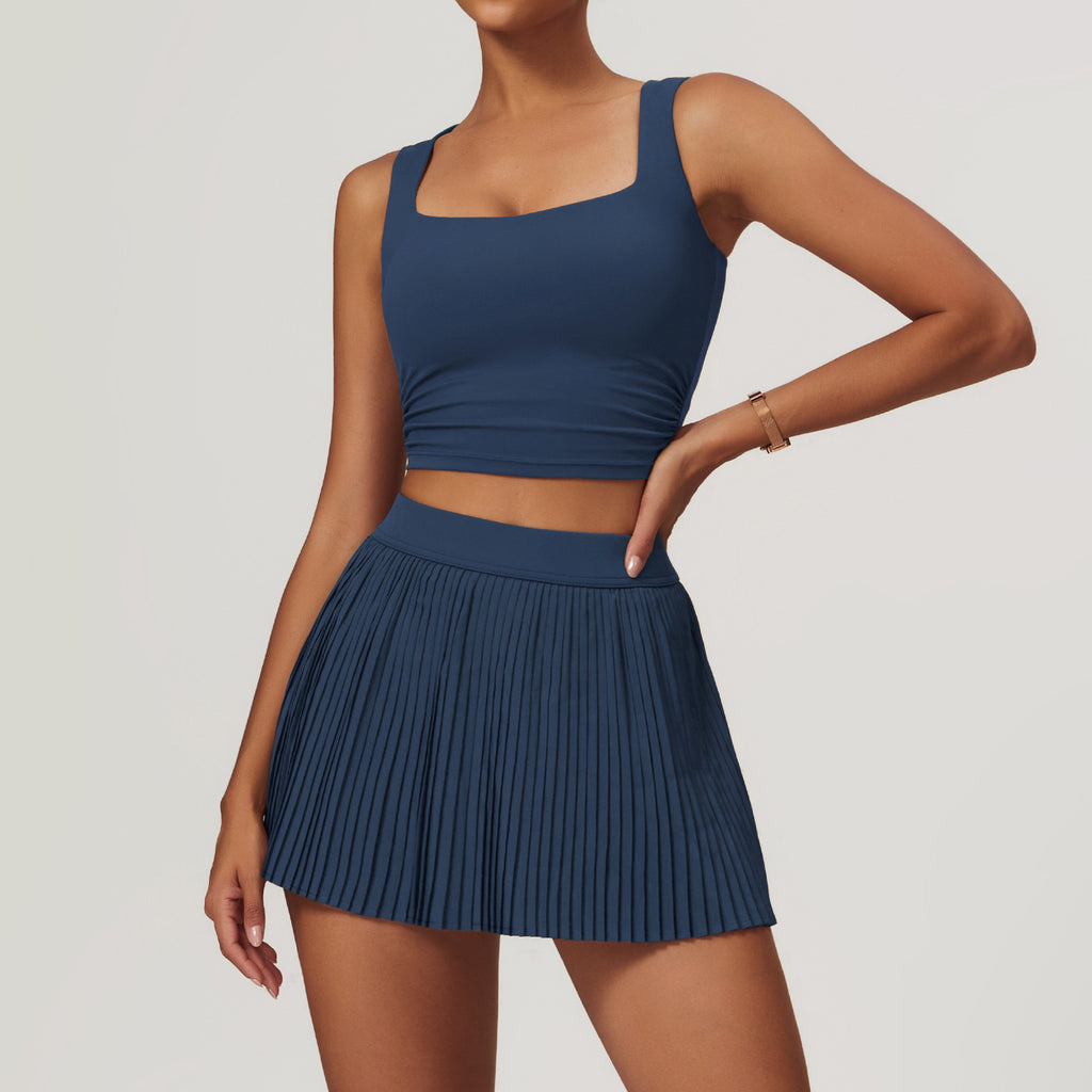 Women's Winter Yoga & Gym Outfit Set Set E - Navy | Xyloflex – Stylish Women’s Activewear