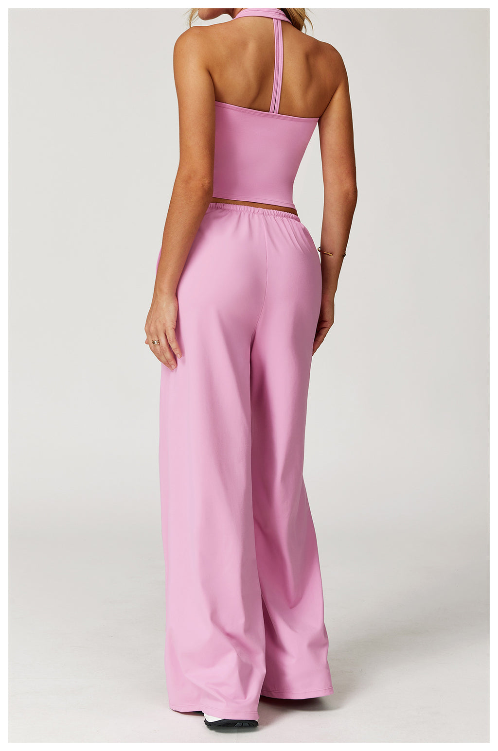 Women's Summer 2-Piece V-Neck Crop & Jogger Set | Xyloflex – Stylish Women’s Activewear