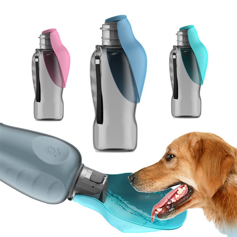 High Capacity 800ml Dog Water Bottle